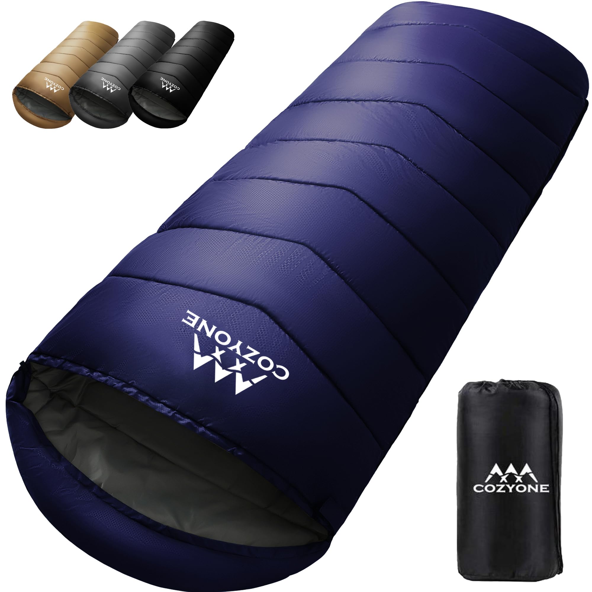 寝袋 シュラフ 封筒型 保温 耐寒 軽量 防水 コンパクト 軽量 アウトドア キャンプ 防災用 車中泊 登山 防災用 避難用 快適温度 丸洗い可能 春夏秋冬の使用可能 1Kg 1.4Kg 1.8Kg 収納パック付