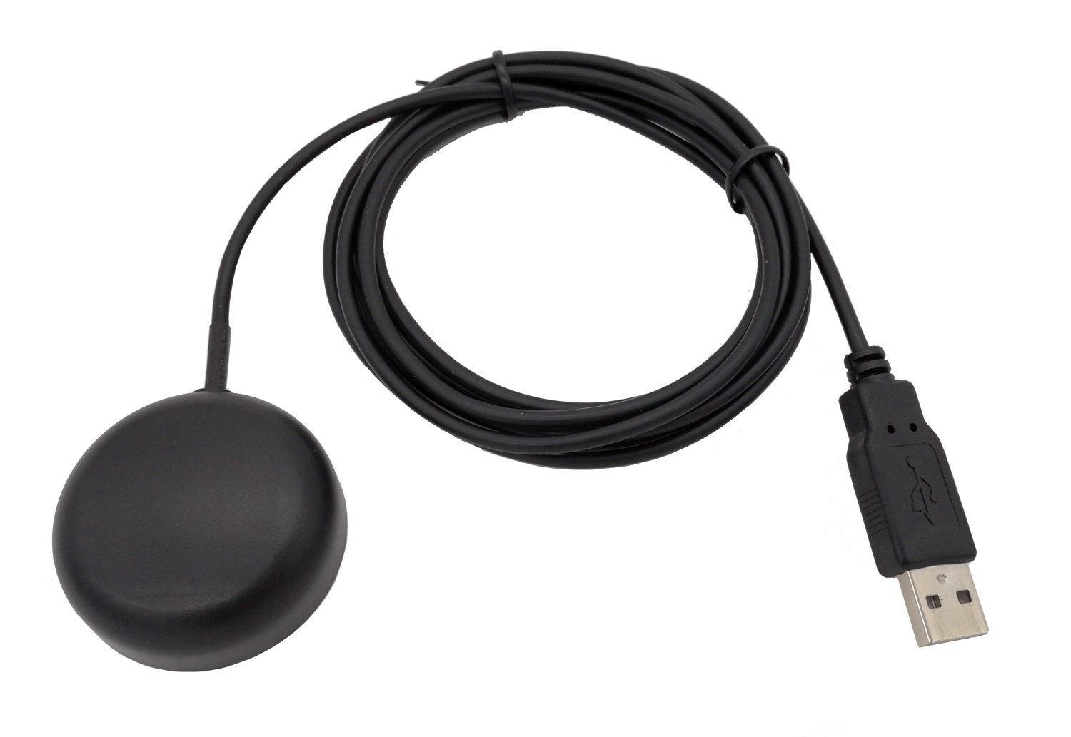 GPS USB レシーバー 内蔵 GPSアンテナ チップ 一体型 for Laptop/PC/Car 測位 時刻較正(CD-ROMの付属品は含まれていません)