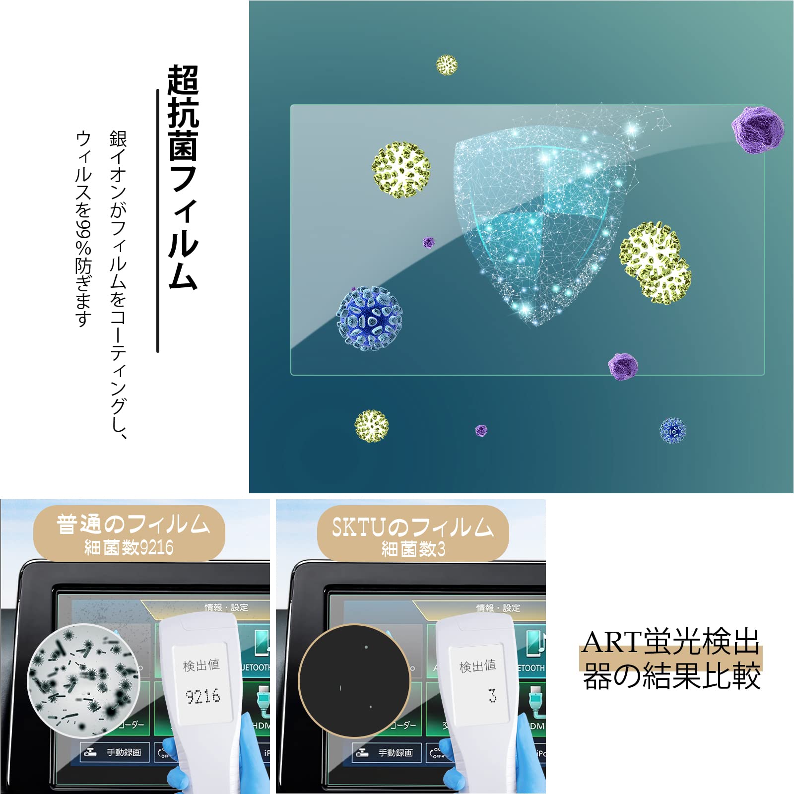 新型 MM222D-Le MM222D-L 9インチ ノートオーラ 専用 ノート カーナビフィルム デイズ 強化ガラス ルークス 液晶保護フィルム スムースタッチ 反射防止 セレナ アクセサリー キズ防止 汚れ防止 気泡ゼロ ナビ保護シート 自己吸着タイプ 2
