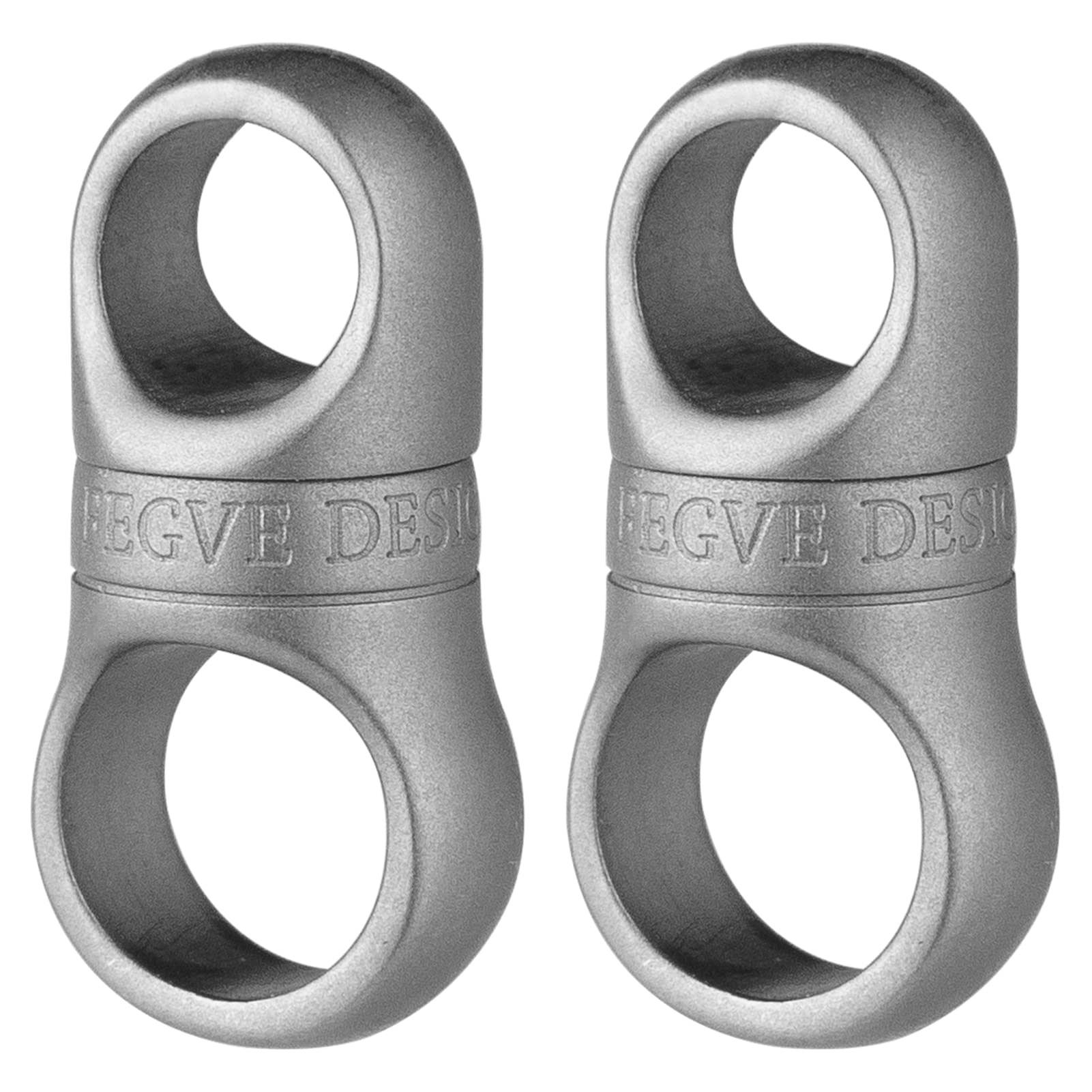 チタン キーリング 車キーホルダー メンズ スマートキー 金具 360°回転コネクタ 艶消し (コネクタ（ 艶消し） 2個)