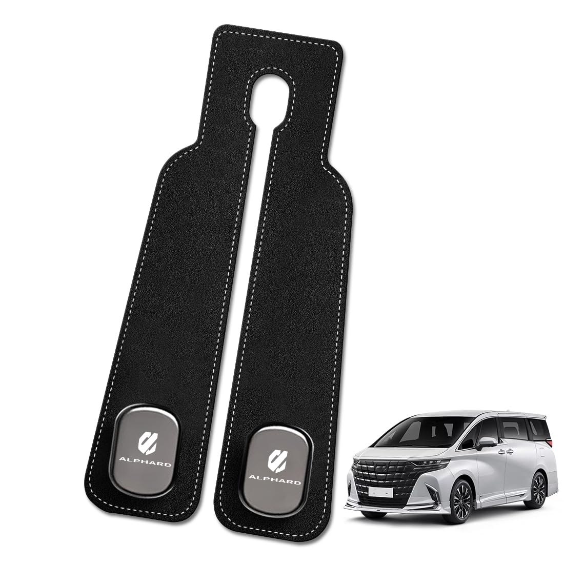 Rakuten - 新型アルファード 40系/30系/20系 全シリーズ対応 車用シートフック 専用LOGO 専用デザイン 隠せる式 金属製フック ダブルフック 前後適用 耐荷重強く 内装アクセサリー 収納 車 フック 防水 ヘッドレスト フック カー用品 便利グッズ ランキング フック (アルファード)