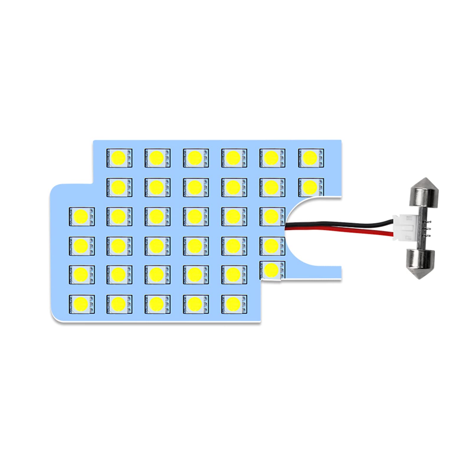Rakuten - (2セット)LEDルームランプ リアルームランプ 200系 ハイエース レジアスエース 用 バックドア用ランプ ホワイト トヨタ レジアスエース / ハイエース200系 4型 5型 6型 スーパーGL 対応 LED ルームランプ 単品 補修用