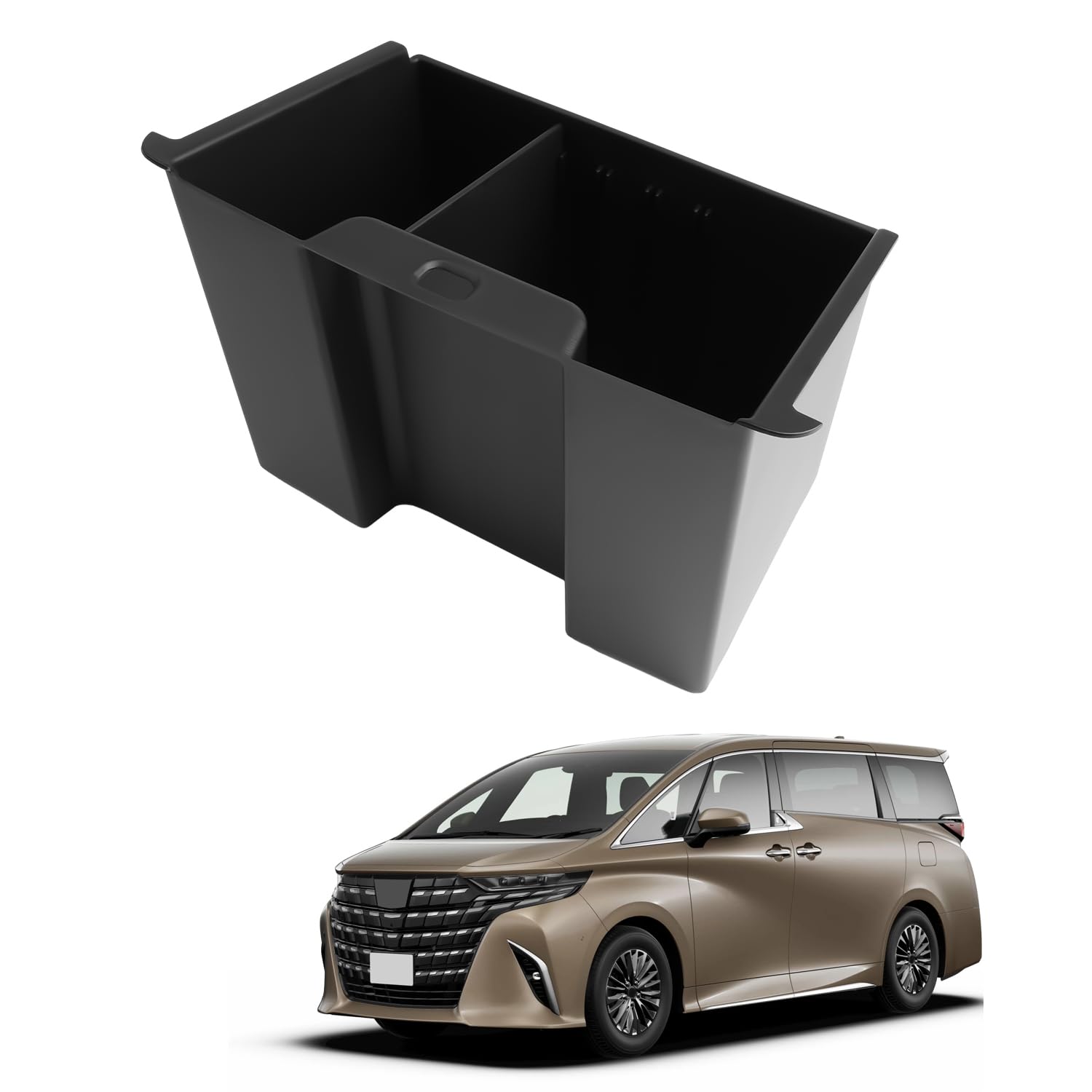 Rakuten - トヨタ アルファード/ヴェルファイア 40系 Zグレード専用 リヤエンドボックス センターコンソールアンダートレイ アルファード 40系 センターコンソール コンソールトレイ ヴェルファイア 40系 専用 アルファード アクセサリー