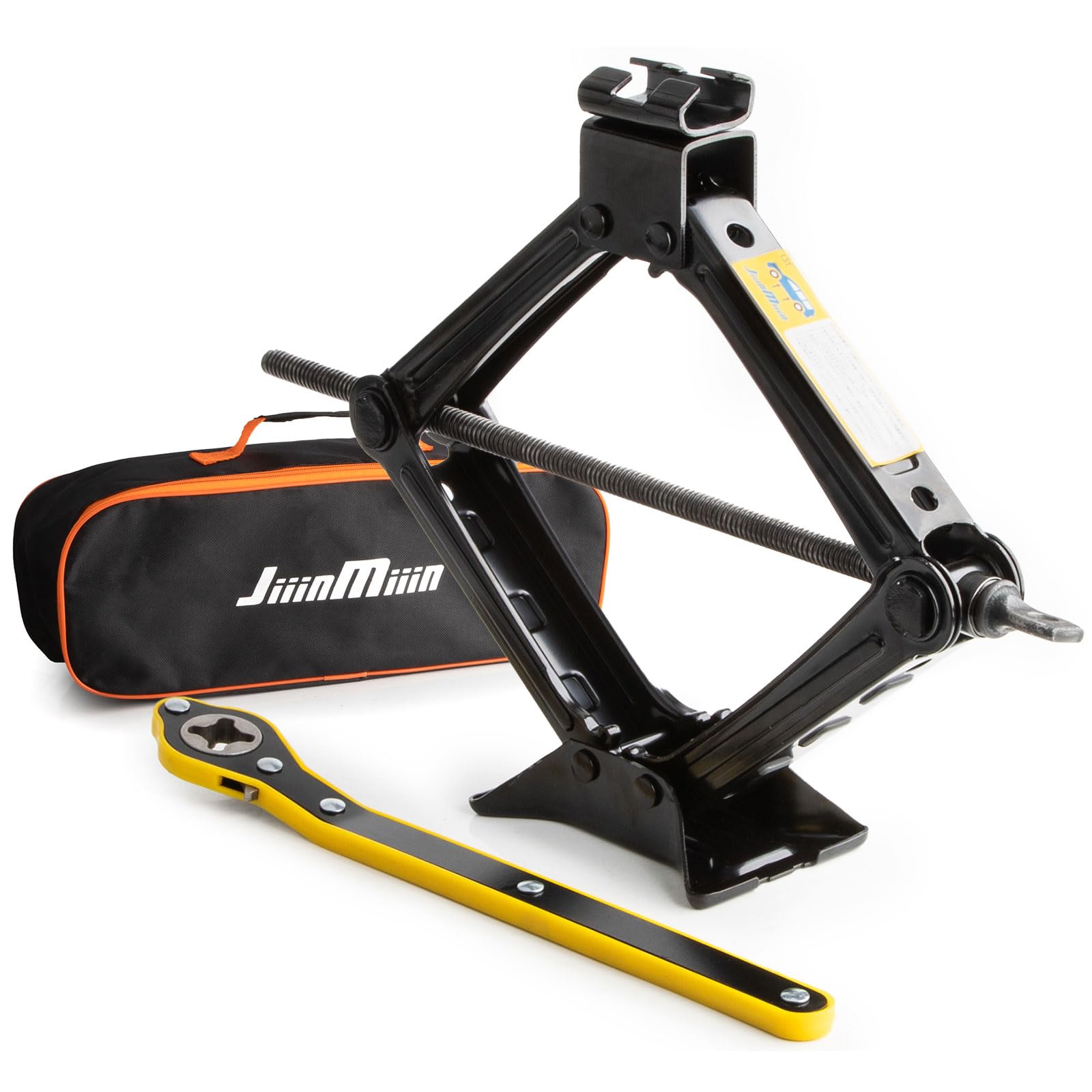 1.5t パンタジャッキ 機械式 ジャッキ 最高値335mm 最低値100mm 車用 タイヤ交換 パンク修理 チェーン脱着