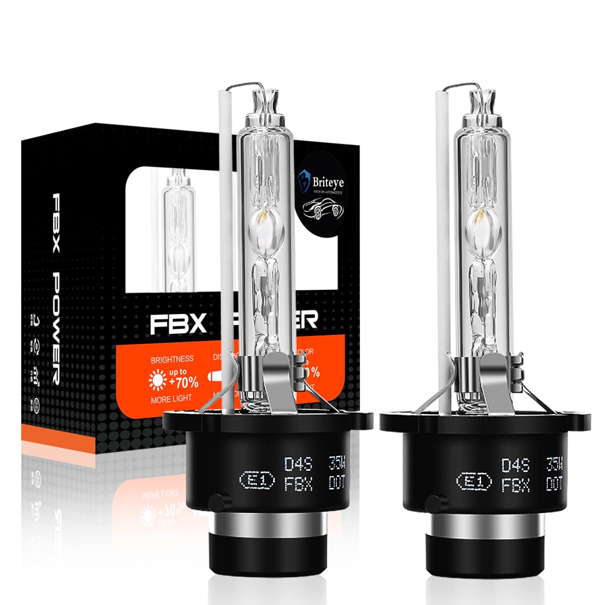 Rakuten - ヘッドライト D4S 専用 HID バルブ 35W 交換用 6500K 12V 車用 2個入り