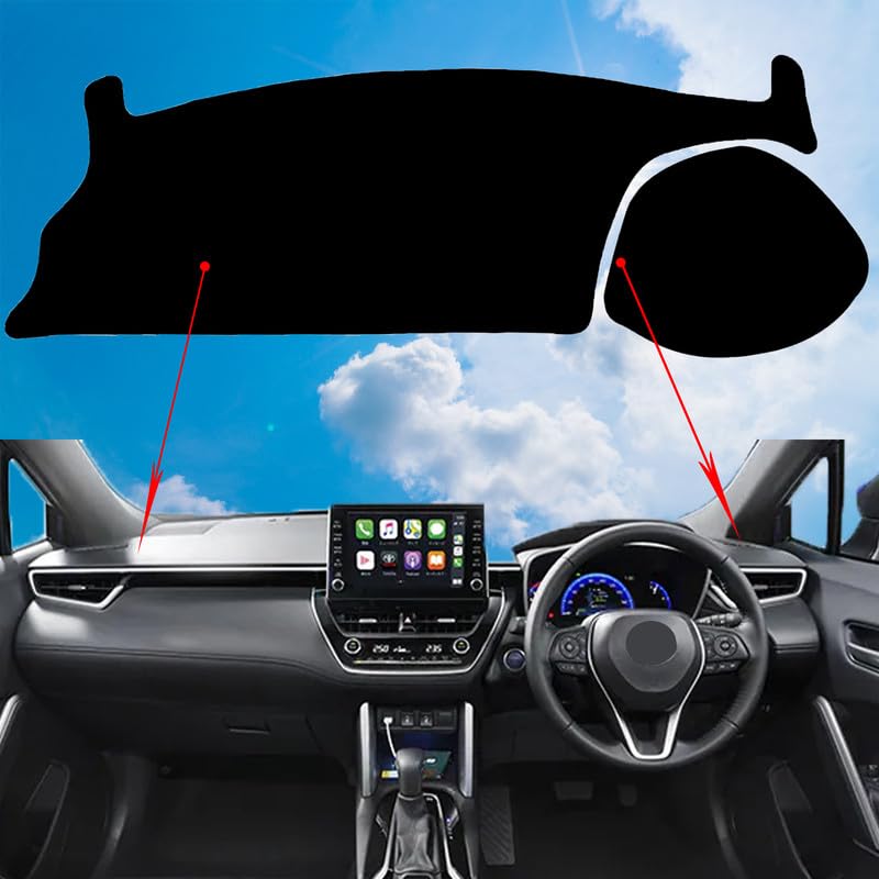 トヨタ GR86 スバル BRZ ダッシュボードマット 車内 ダッシュボードカバー トヨタ GR86 スバル BRZ 車種専用 ダッシュボードライト 保護マット 車種専用設計 フランネル素材 防水 耐熱性 耐久性