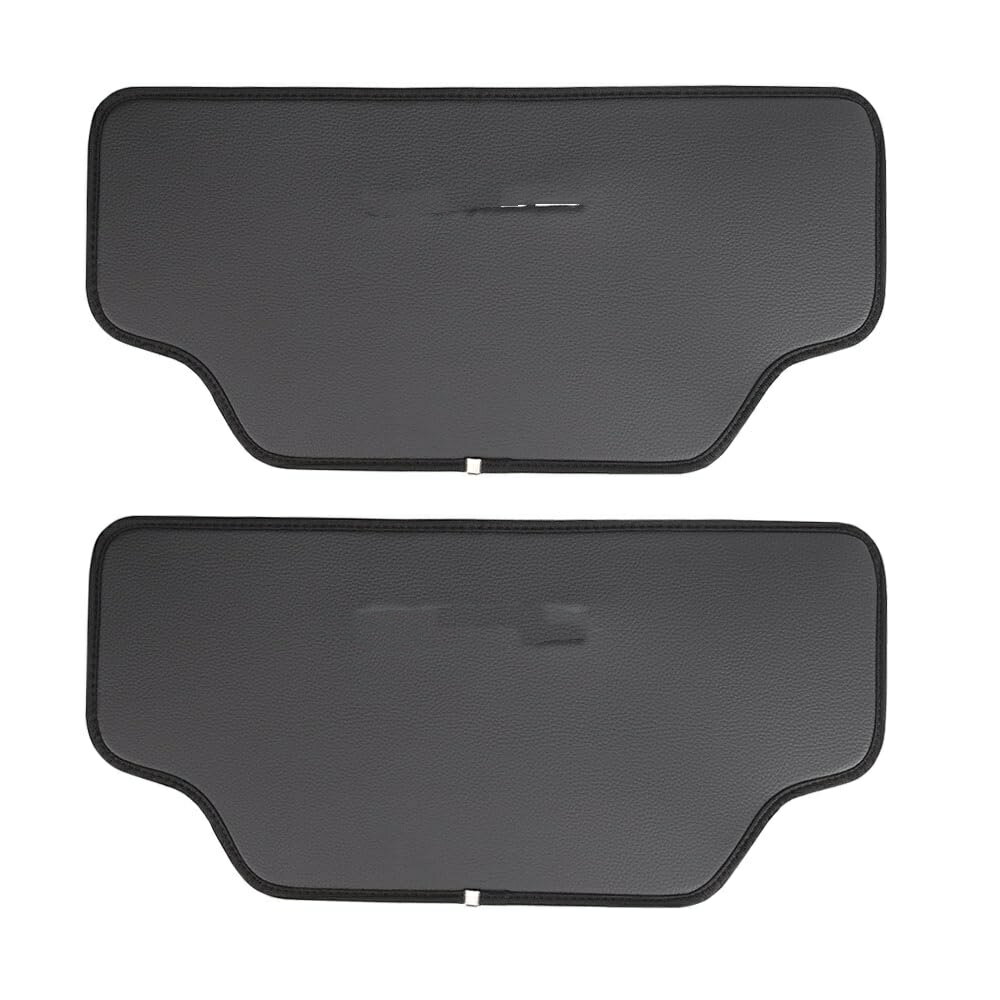 トヨタ プリウス 50系/プリウス 60系 専用設計 キックガード シート バック マット キックガード 後部座席シートバックプロテクター 内装 汚れ防止 刺繍ロゴ 引っかき傷対策