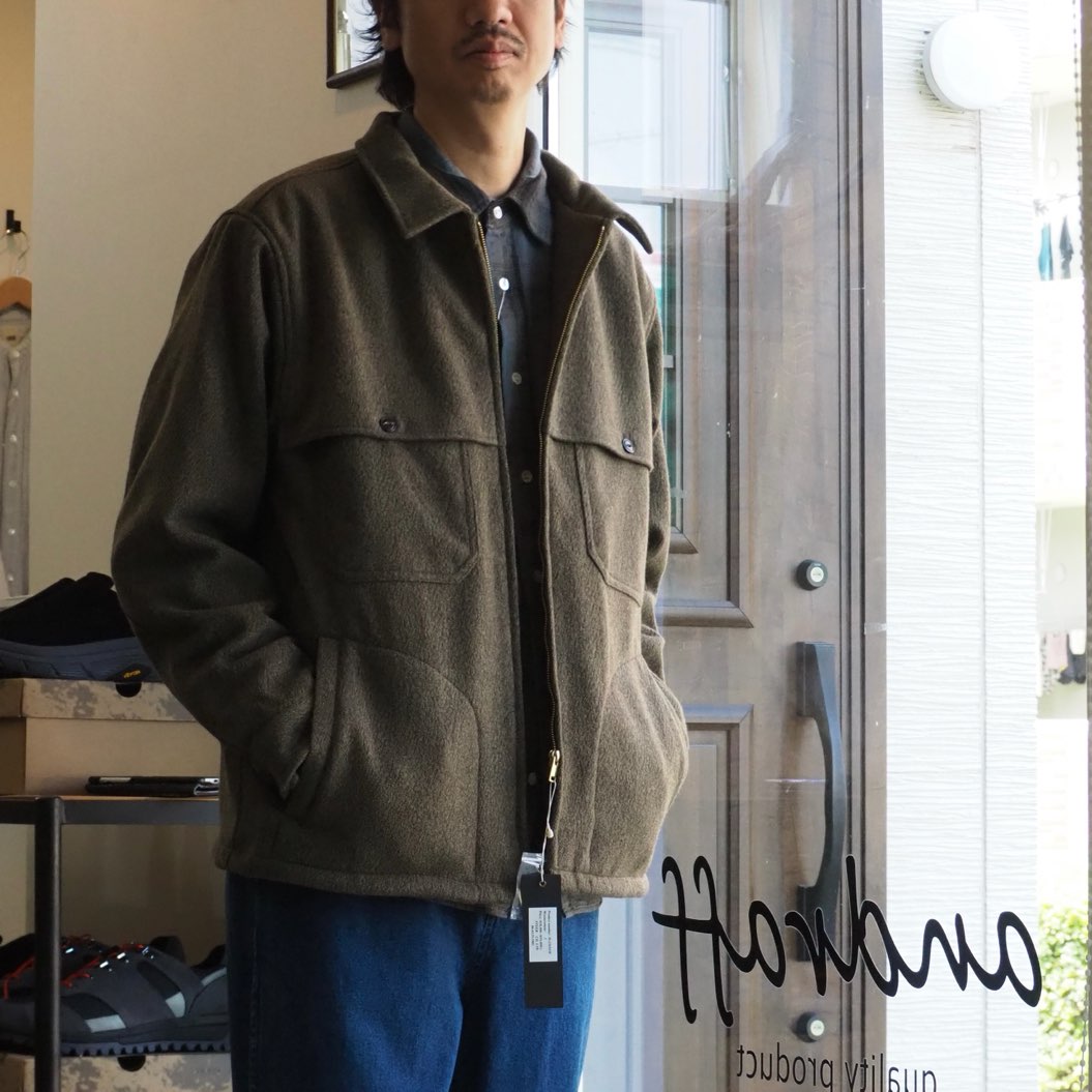 【肉感がありながら柔らかな素材】modem design(モデムデザイン)/CPO TYPE JACKET /CPOジャケット/25aw/【MIX/BLACK】全2色