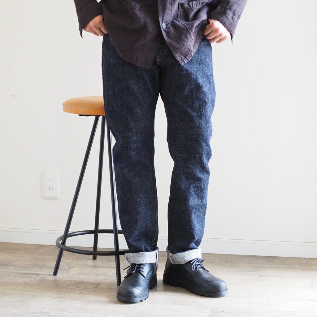 【待望の再入荷】【日本最初期の幻の力織機"GL3"のセルビッチデニム】F.O.B factory(エフオービーファ..