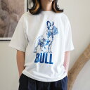 modem design(モデムデザイン)/USA Cotton print Tee/Tシャツ/FRENCH BULL/