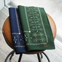 【1940年代のバンダナがモチーフ】NAVY ROOTS(ネイビールーツ)/バンダナ柄スカーフ/日本製【GREEN/NAVY】全2色