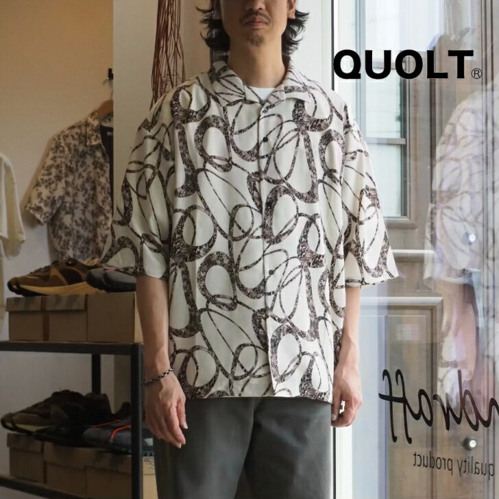 quolt（クオルト）/ORBIT SHIRTS/シャツ/26ss全2色