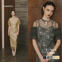【公式】 ANDRESD アンドレスド 【 key neck embroidery dress 】結婚式 ドレス ワンピース 結婚式ワンピース オケージョンドレ...
