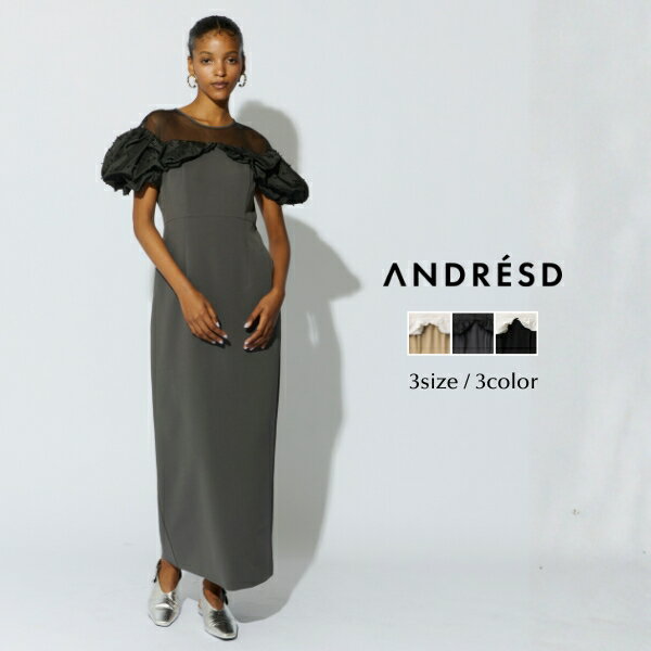 ＼全品1000円OFF_◆クーポン配布中／ ANDRESD アンドレスド 結婚式 ドレス ワンピース 結婚式ワンピース オケージョンドレス パーティードレス フォーマルドレス お呼ばれ お呼ばれドレス 二次会 披露宴 着痩せ