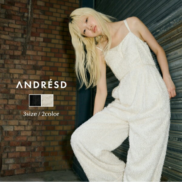 Rakuten - ＼全品1000円OFF_◆クーポン配布中／【公式】 ANDRESD アンドレスド 【 shaggy all in one dress 】 結婚式 ドレス ワンピース 結婚式ワンピース オケージョンドレス パーティードレス フォーマル お呼ばれ 二次会 披露宴 オールインワン