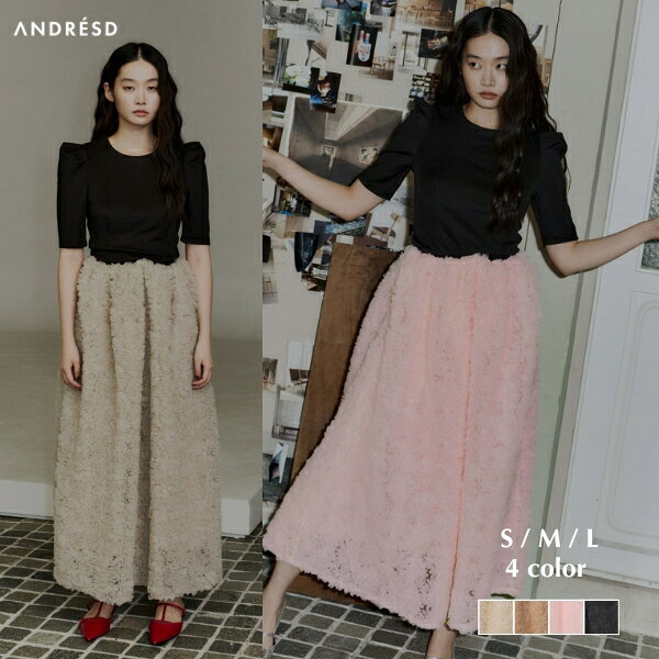 【公式】 ANDRESD アンドレスド 【 mocomoco set up half sleeve dress 】 結婚式 ドレス ワンピース 結婚式ワンピース オケージョンドレス パーティードレス フォーマルドレス 二次会 二次会ドレス 披露宴 モコモコ セットドレス（楽天・ANDRESD）