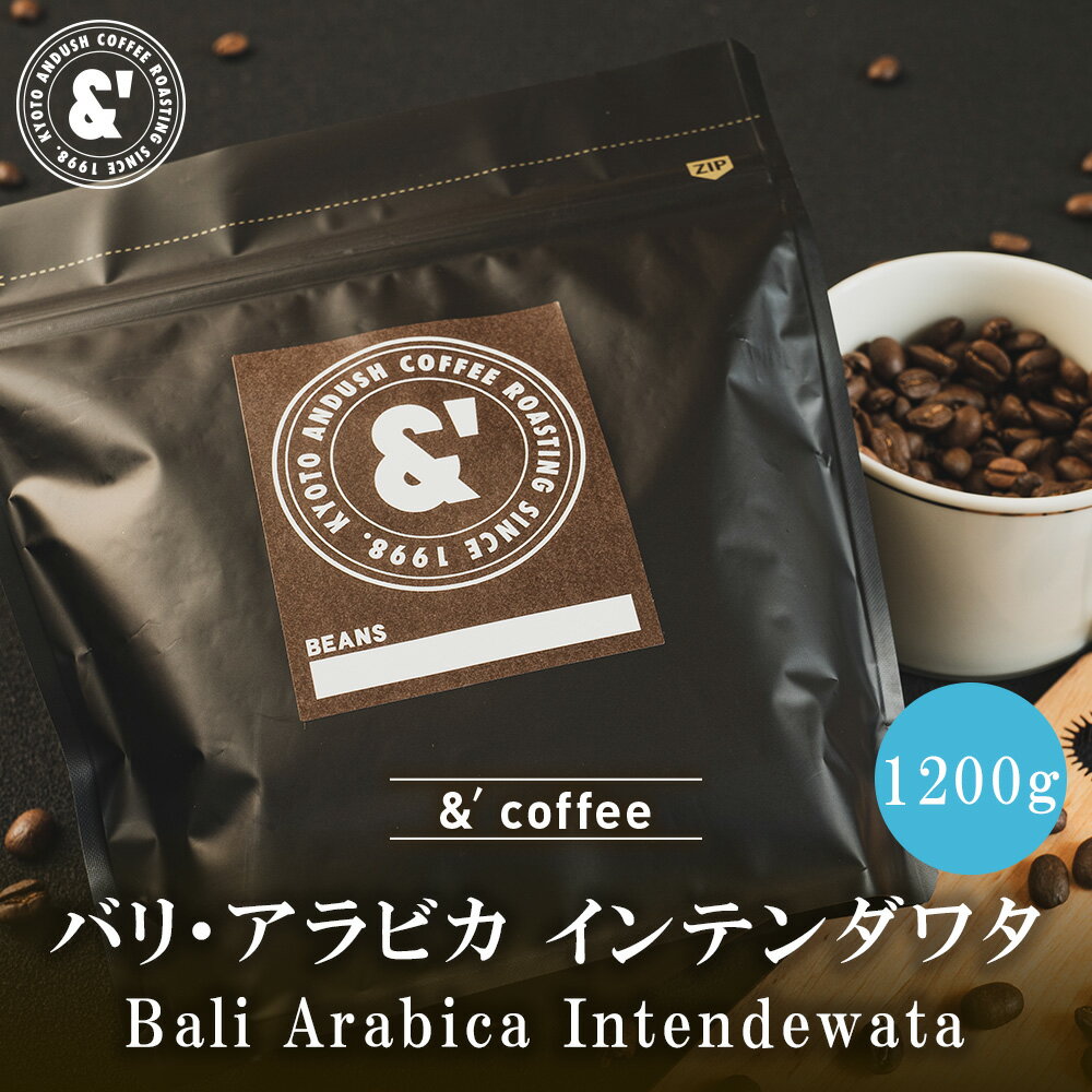 バリ アラビカ インテンダワタ 1200g 深煎り スペシャルティコーヒー 送料込み 珈琲豆 コーヒー豆 通販 京都 アンダッシュコーヒー おすすめ ランキング プレゼント ギフト