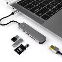 S.P.C USB C Type 5in1 ハブ 4K HD対応 HUB HDMI SD MicroSD カードリーダー 高速転送 USB3.0 2.0 メタリック仕上げ MacBook Pro Air Surface テレビに繋ぐ 大画面 zoom ミラーリング オリジナル