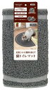 ペティオ necoco 猫トイレマット グレー