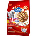 日本ペット コンボ キャット 毛玉対応 15歳以上 かつお味・焼きタラチップ・ちりめん添え 600g