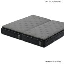 マットレス クイーン ベッドマット 厚さ34cm ポケットコイル マットレスのみ クイーンマットレス 34cm 並行配列 防ダニ 抗菌 防臭 機能性中綿 ニット生地 サポート 眠活 単品 寝具 7.5巻 ブラック 高反発ウレタン 新生活(3)