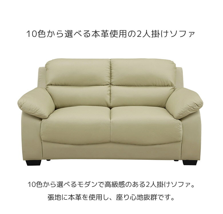 【全商品に使える12%offクーポン配布中!!】 ソファー ソファ ハイバック 2人掛け おしゃれ 北欧 2人掛けソファー 二人掛け 肘掛け 肘付き シンプル 本革 PVC カウハイド 脚付き 2人用 ソファ 2P Sバネ ウェービングベルト ウレタン [2]