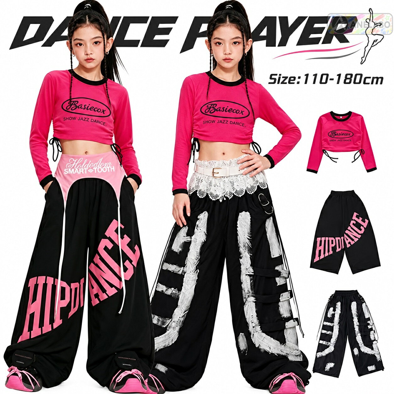 ITEM INFORMATION SILK PLAYER 楽天市場店 STYLE：ダンス衣装 KEYWORD： キッズ ダンス衣装、ダンスウェア、ダンス服、キッズダンス衣装、キッズダンス、子供ダンス衣装、子ども ダンス衣装、キッズ、ジュニア、ジュニアサイズ、女の子、男の子、小学生、ヒップホップ、HIPHOP、K-POP、K-POP衣装、韓国、韓国風、韓国系、ジャズダンス、ストリートダンス、ストリート系、ガールズダンス、ダンス発表会、発表会、ステージ衣装、舞台衣装、イベント、チーム衣装、団体衣装、練習着、レッスン着、セットアップ、上下セット、オーバーサイズ、ゆったり、ダボダボ、かっこいい、おしゃれ、Y2K、ストリート、派手、目立つ、キラキラ、110cm、120cm、130cm、140cm、150cm、160cm、170cm、180cm商品のデザイン・仕様につきましては、各商品ページの掲載内容をご確認ください。 SHOP INFORMATION SILK PLAYER 楽天市場店 商品に関するお問い合わせは、楽天市場内の「ショップへの問い合わせ」よりお願いいたします。 メール：watanabeboueki.net@watanabeboueki.net TEL/FAX：045-620-6863 IMPORTANT ご購入前にご確認ください ※モニター環境や画面設定により、実際の商品と色味が異なって見える場合がございます。 ※サイズは平置きでの採寸となるため、多少の誤差が生じる場合がございます。 ※生産時期・製造ロットにより、色味・仕様等が若干異なる場合がございます。 ※在庫状況は更新のタイミングにより、実際の在庫と異なる場合がございます。 ※洗濯時は色落ち・色移りにご注意ください。 SILK PLAYER ONLINE STOREITEM INFORMATION SILK PLAYER 楽天市場店 STYLE：ダンス衣装 KEYWORD： キッズ ダンス衣装、ダンスウェア、ダンス服、キッズダンス衣装、キッズダンス、子供ダンス衣装、子ども ダンス衣装、キッズ、ジュニア、ジュニアサイズ、女の子、男の子、小学生、ヒップホップ、HIPHOP、K-POP、K-POP衣装、韓国、韓国風、韓国系、ジャズダンス、ストリートダンス、ストリート系、ガールズダンス、ダンス発表会、発表会、ステージ衣装、舞台衣装、イベント、チーム衣装、団体衣装、練習着、レッスン着、セットアップ、上下セット、オーバーサイズ、ゆったり、ダボダボ、かっこいい、おしゃれ、Y2K、ストリート、派手、目立つ、キラキラ、110cm、120cm、130cm、140cm、150cm、160cm、170cm、180cm 商品のデザイン・仕様につきましては、各商品ページの掲載内容をご確認ください。 SHOP INFORMATION SILK PLAYER 楽天市場店 商品に関するお問い合わせは、楽天市場内の「ショップへの問い合わせ」よりお願いいたします。 メール：watanabeboueki.net@watanabeboueki.net TEL/FAX：045-620-6863 IMPORTANT ご購入前にご確認ください ※モニター環境や画面設定により、実際の商品と色味が異なって見える場合がございます。 ※サイズは平置きでの採寸となるため、多少の誤差が生じる場合がございます。 ※生産時期・製造ロットにより、色味・仕様等が若干異なる場合がございます。 ※在庫状況は更新のタイミングにより、実際の在庫と異なる場合がございます。 ※洗濯時は色落ち・色移りにご注意ください。 SILK PLAYER ONLINE STORE