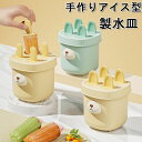 製氷皿 アイスキャンディーメーカー アイスクリーム 製氷器 アイス型 アイスキャンデー型 パーティ フルーツ 手作りアイス 手が汚れない 調理器具 子供 製菓道...