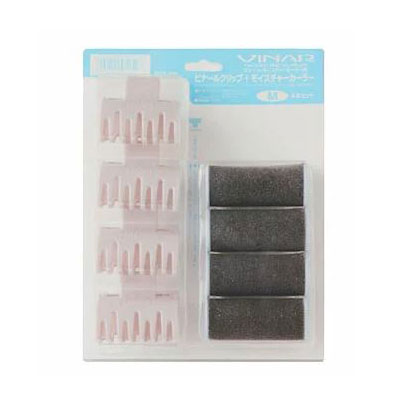 樂天商城 - ビナール カーラー 4本セット Mサイズ クリップ4個付