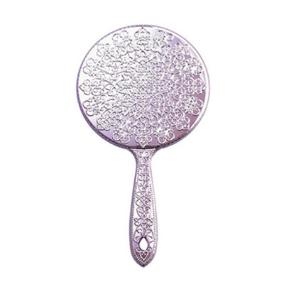 ヤマムラ メッキハンドミラー (L) Y-13 ピンク