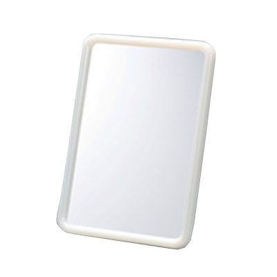 ヤマムラ 飛散防止吊立兼用ミラー YHB-21 ホワイト