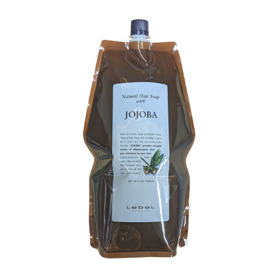 【ポイント2倍中!!】ルベル ナチュラル ヘアソープ ウィズ JO ホホバ 1600ml レフィル