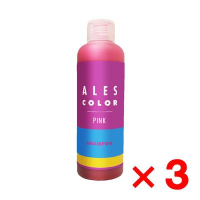 樂天商城 - 【お買い物マラソン!!期間中ポイント2倍!!】アレス カラー シャンプー 200ml ピンシャン【3本セット】