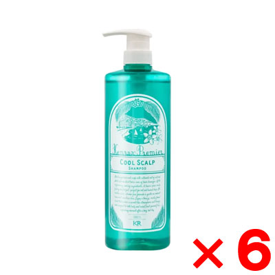 【お買い物マラソン!!期間中ポイント2倍!!】インターコスメ ケンラックス プルミエ クールシャンプー 1000ml【6個セット】