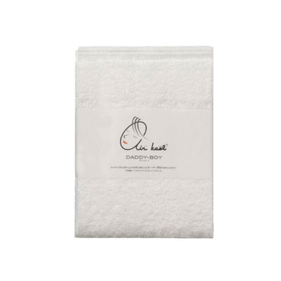 Rakuten - 【お買い物マラソン!!期間中ポイント2倍!!】エアーかおる ダディボーイ バスタオル 60cm×120cm スノーホワイト