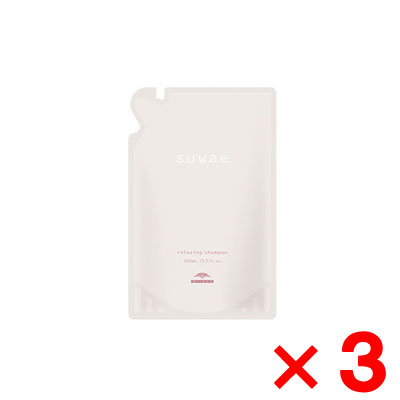 ミルボン suwae スワエ リラクシング シャンプー 400ml レフィル【3個セット】