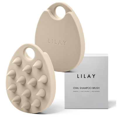 樂天商城 - リレイ LILAY オーバルシャンプーブラシ