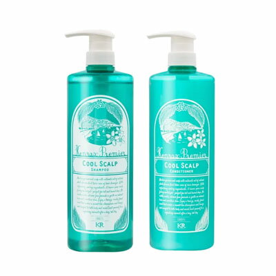 【お買い物マラソン!!期間中ポイント2倍!!】インターコスメ ケンラックス プルミエ クール シャンプー 1000ml & コンディショナー 1000ml【ボトルセット】【★セット商品★】