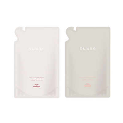ミルボン suwae スワエ リラクシング シャンプー 400ml レフィル & トリートメント 400ml レフィル【★セット商品★】