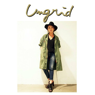 UNGRID【アングリッド】インディゴフレイドヘムストスリ【11172244680】通販,デニム,ストレートスリム,9分丈,ストレッチ (111531461301)(111611442101)(111642432501)(111722446801)¥15490→20%OFF