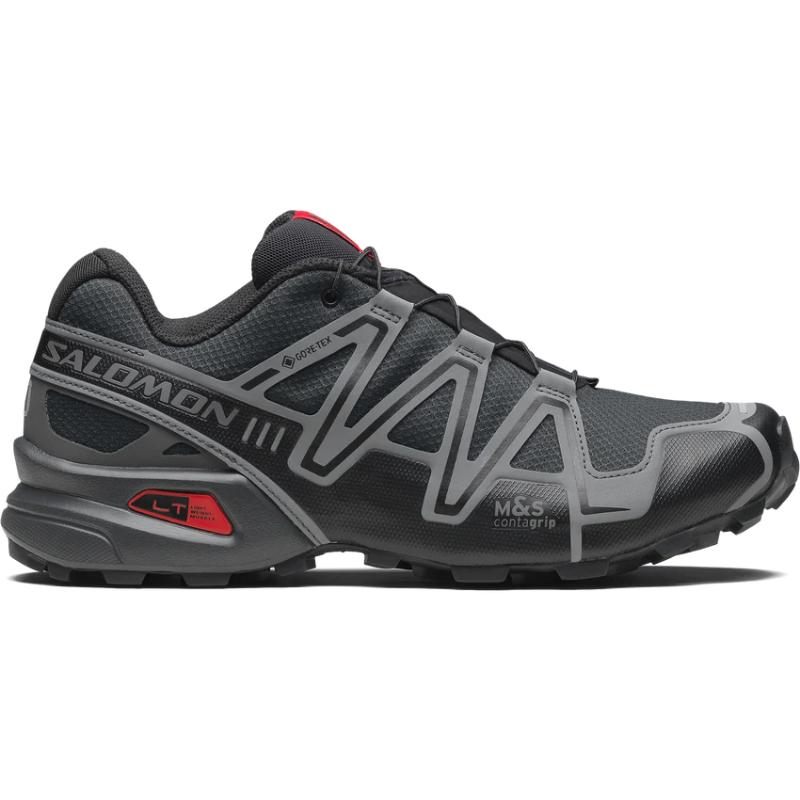 Rakuten - ＊即出荷OK 土日も対応可能 SPEEDCROSS 3 GORE-TEX サロモン メンズ レディース スニーカー ローカット Black / Asphalt / Flame Scarlet ブラック L47731700021