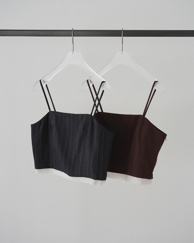 Other - ＊先行予約商品 anukeアンヌーク 2026 Spring/Summer Linen Compact Camisole 62610409 トップス 2026年春夏 3月入荷予定