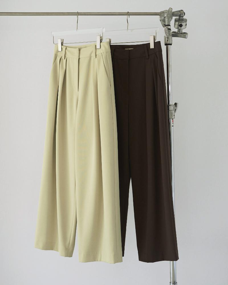 Rakuten - ＊先行予約商品 anukeアンヌーク 2026 Spring/Summer Doubletuck Wide Pants 62610703 ボトムス 2026年春夏 2月入荷予定