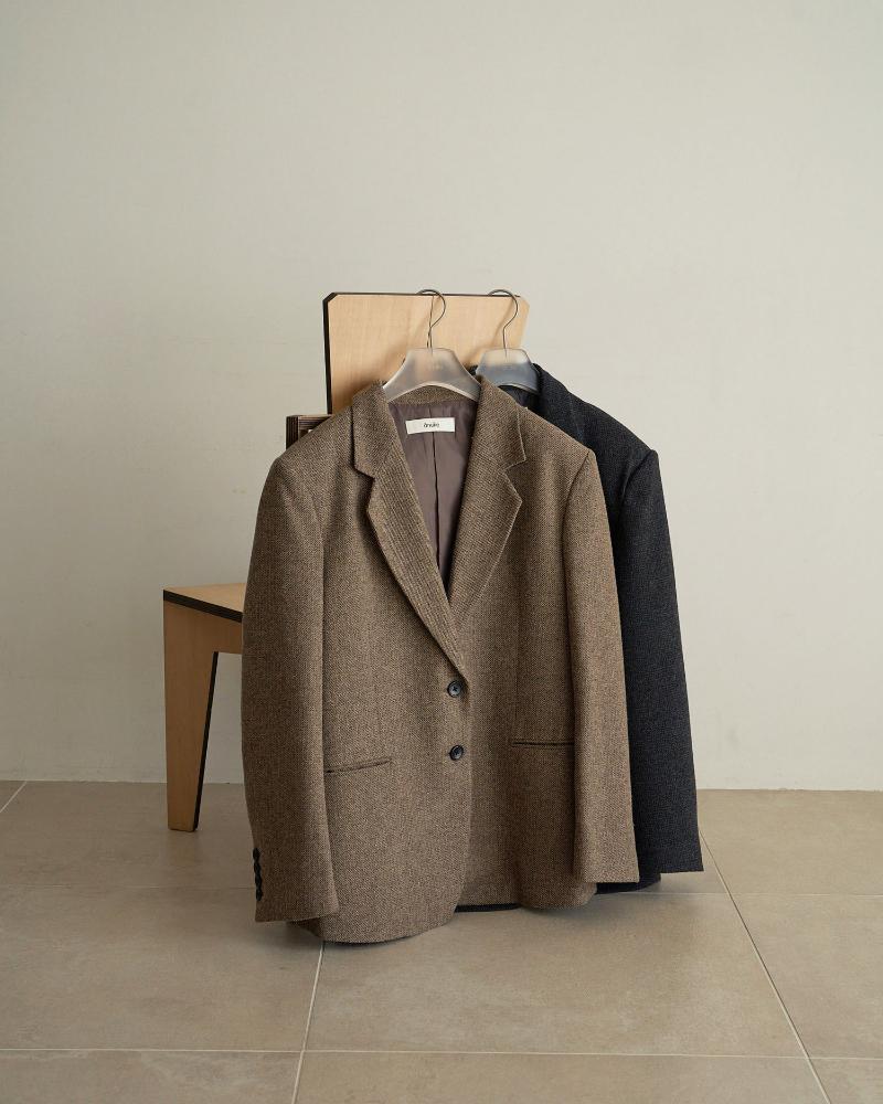 Rakuten - *予約販売 anukeアンヌーク 2026 Pre Fall Herringbone Wool Jacket 62620104 アウター 2026秋冬 2026年9月入荷予定
