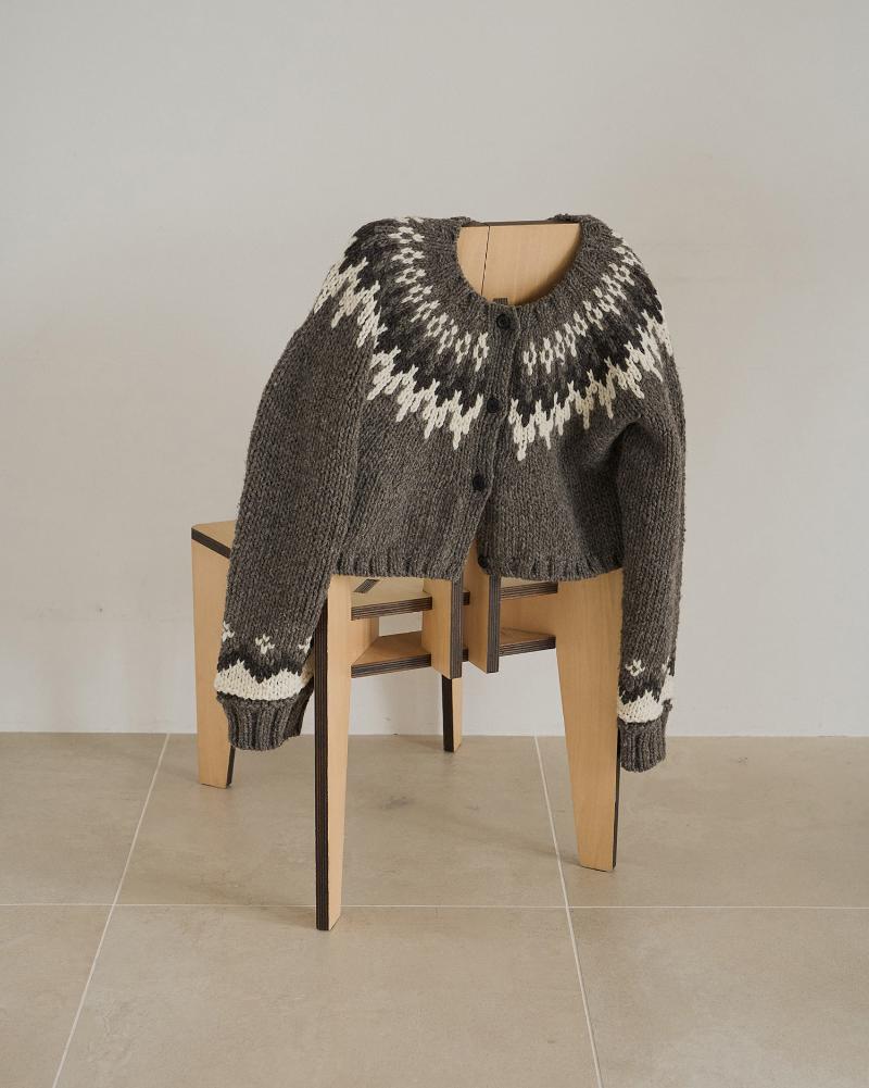 *予約販売 anukeアンヌーク 2026 Pre Fall Nordic Handknit Cardigan 62620502 トップス 2026秋冬 2026年10月入荷予定