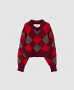 JANE SMITH【ジェーンスミス】7G ARGYLE CREW CARDIGAN【24WKN-#511L】2024 AW ニット カーディガン(4)