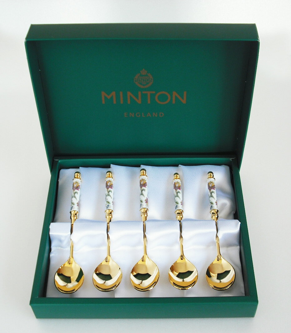 MINTON/ミントン ティースプーン 5PCSセット ゴールド HH002G スプーン 5本