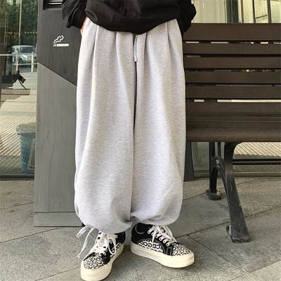 Rakuten - ボトムス パンツ ロングパンツ 2way 春 秋 ジョガー ワイド ユニセックス レディース ゆったり 送料無料 個性的 М L XL 2XL 3XL黒 灰色 ウエストゴム 楽ちん シンプル カジュアル ボーイッシュ メンズライク Iライン ストレート