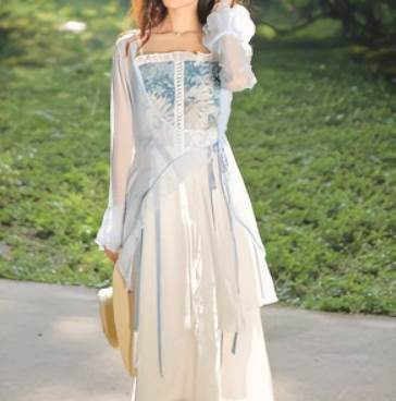 ワンピース ドールスカート シャツ リボン 袖なし フラワー 春 秋 夏 かわいい 大人可愛い きれいめ シンプル カジュアル 大人 上品 おしゃれ かっこいい アジアン 大人女子 こなれ感 キュート ガーリー ルーズ 個性的 送料無料