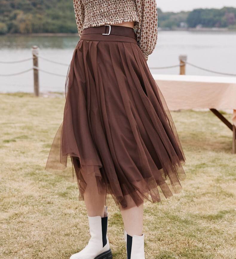 スカートボトムスチュールスカートフ...